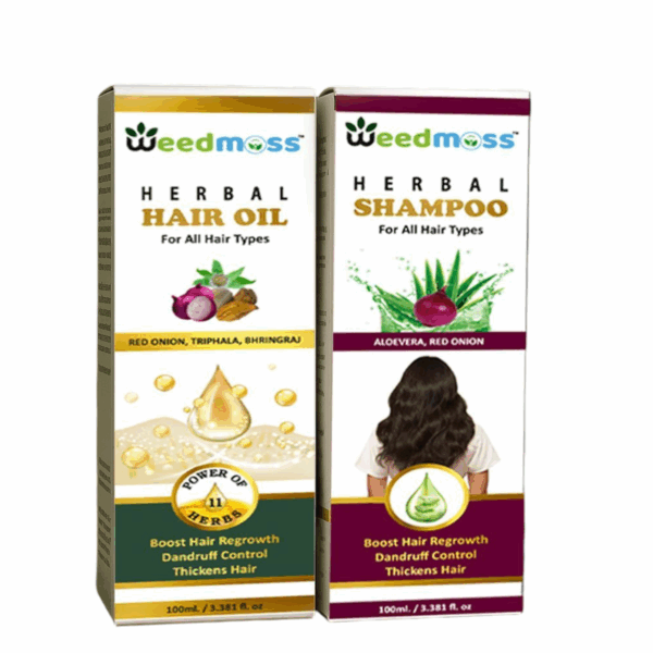weedmoss herbal hair treatment kit